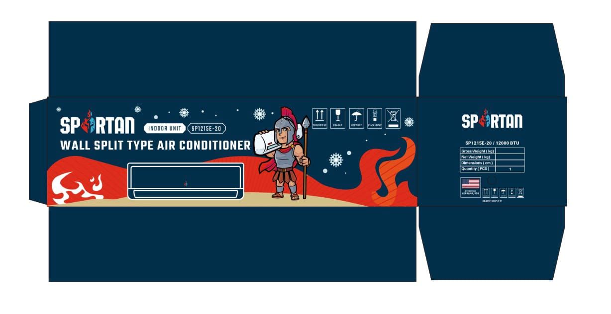 Spartan indoor unit packaging
